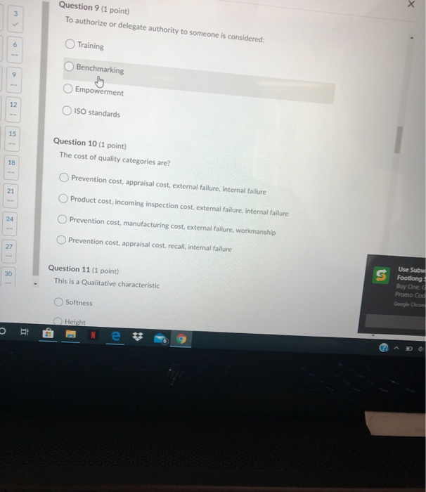 House party audit ! Question 7 (1 point) After