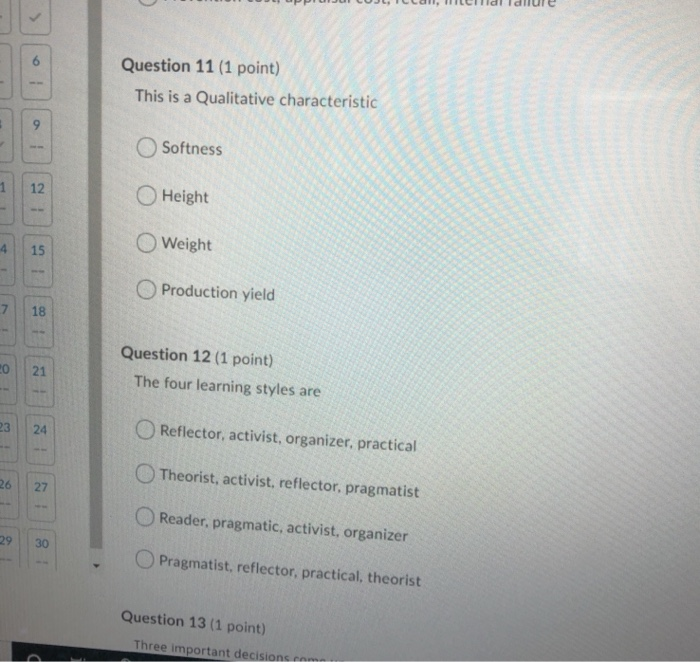 House party audit ! Question 7 (1 point) After