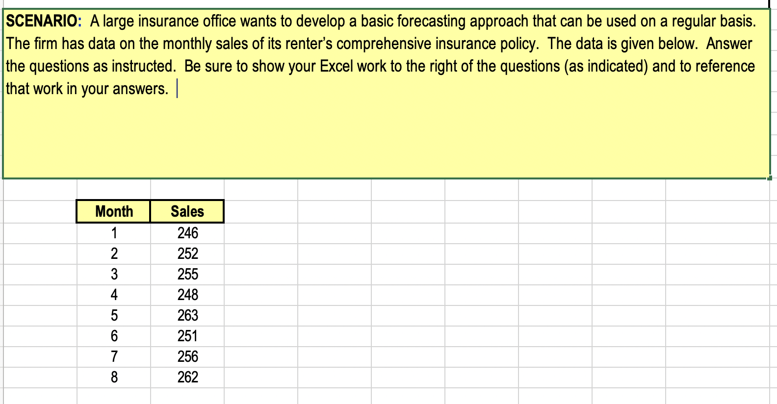 SCENARIO: A large insurance office wants to