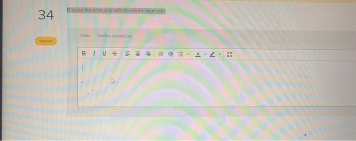 Discuss the problems with the matte 34 BIDS 111