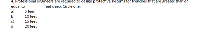 4. Professional engineers are required to design