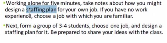 -Working alone for five minutes, take notes about