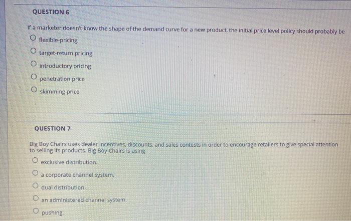 QUESTION 2 Jan's Subs maintains a frequent buyer