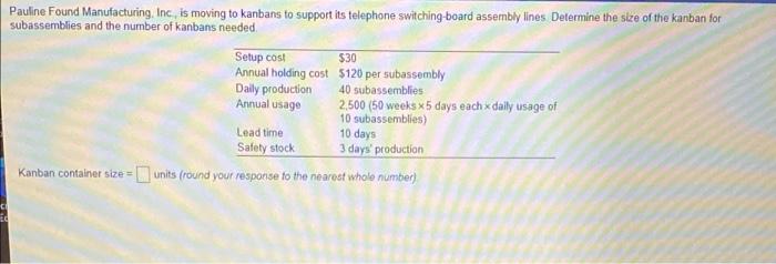 Pauline Found Manufacturing, Inc. is moving to