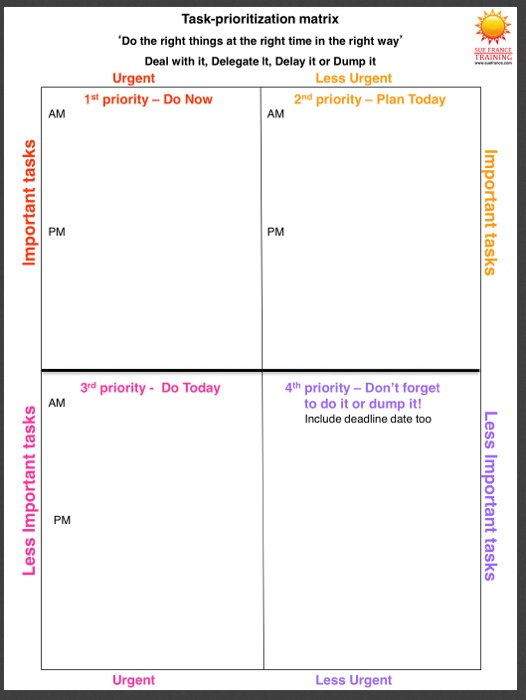 You come into the office on Tuesday morning to