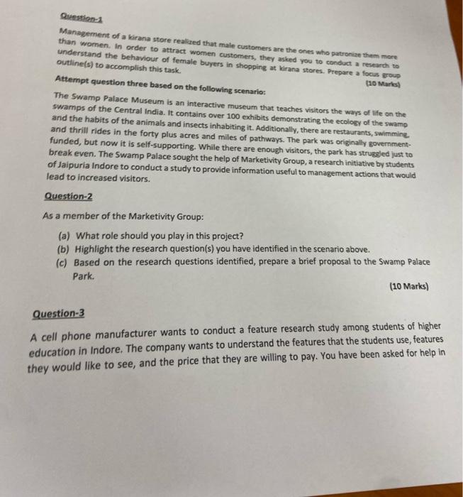 Qiensinan-1 Management of a kirana store realized