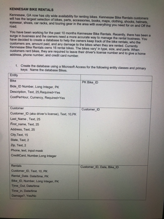 Please help with creating this database via