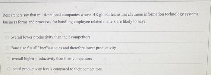 Question 38 According to the Harvard Business