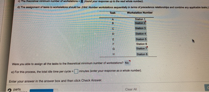 f. how much idle time is present in an 8 hour