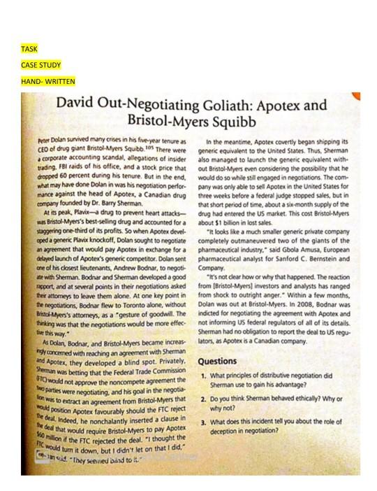 Sherman was betting that the Federal Trade