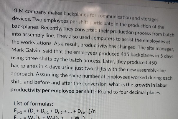 Po KLM company makes backplanes for communication