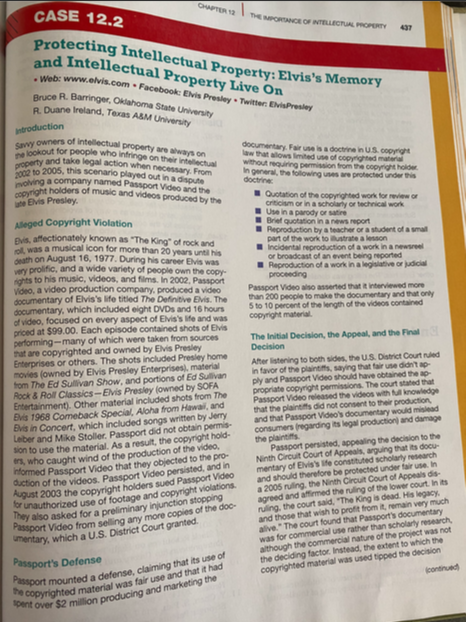 12-39. Do you think Passport Video acted