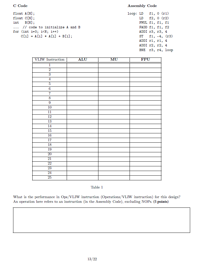 6 VLIWI Explain the motivation for VLIW in one