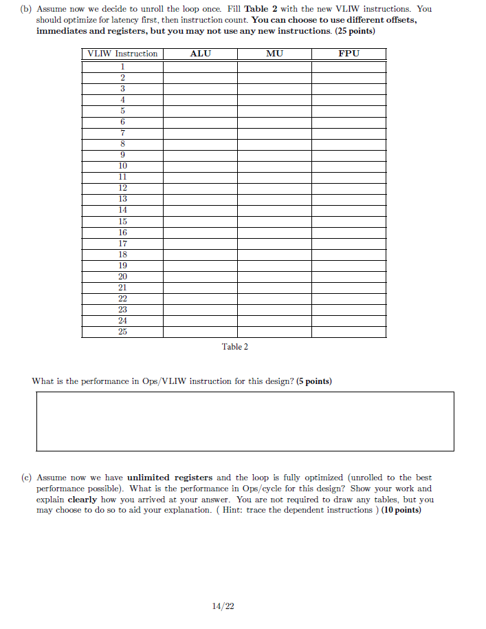 6 VLIWI Explain the motivation for VLIW in one