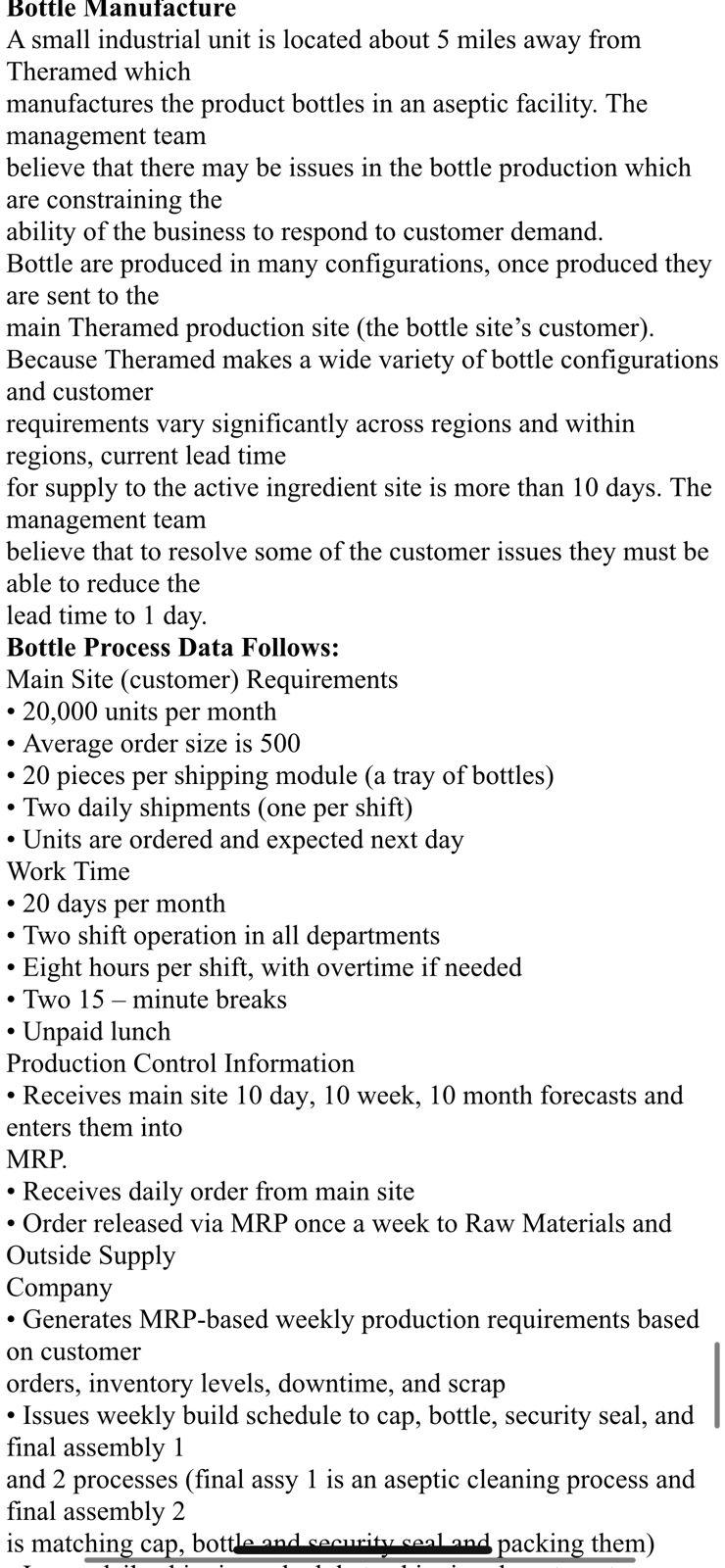 . business is trying to achieve and what they are