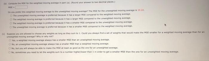 1 ay ting a weight or for the most recent