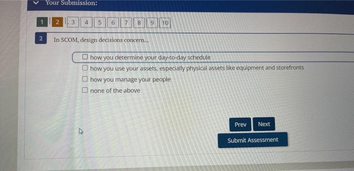 In SCOM, design decisions concern... Your