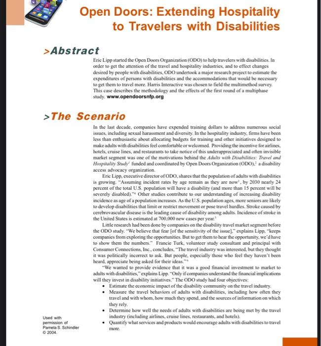 1. How did ODO operationalize the definition of