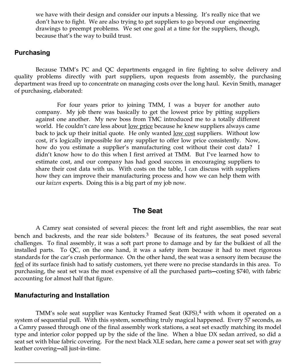 found in many sections of the case, and discuss (discuss, not just