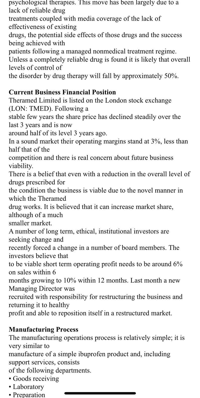 . business is trying to achieve and what they are