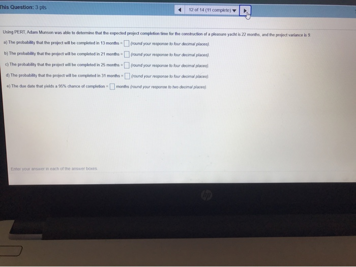 This Question: 3 pts 12 of 14 (11 complete) Using