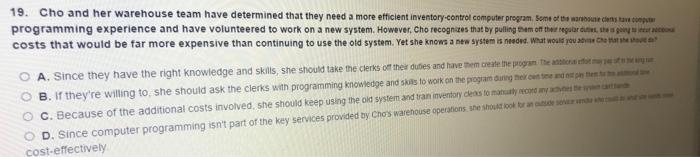 16. What's the term for the combined costs