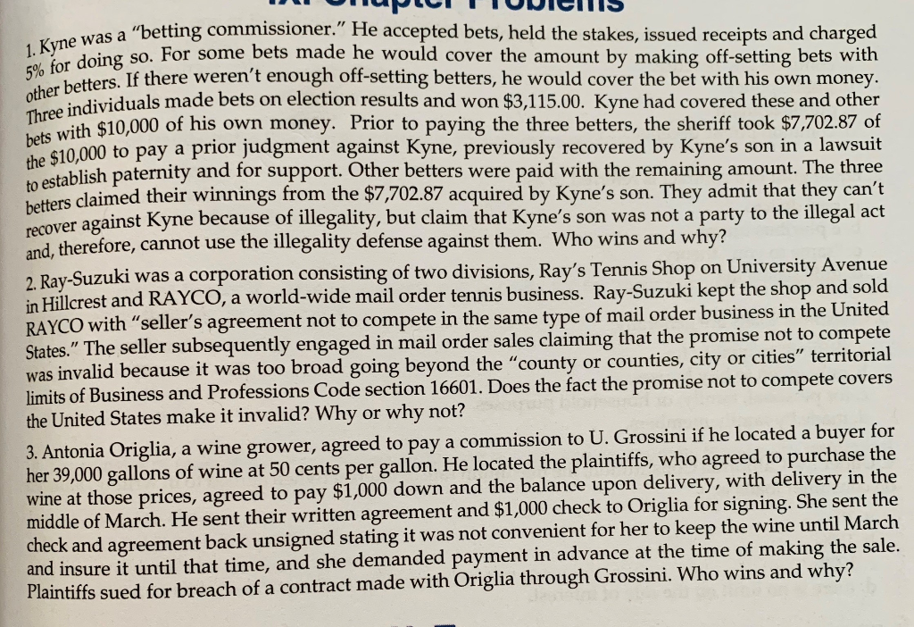 Number 3, please. 1. Kyne was a "betting 5% for