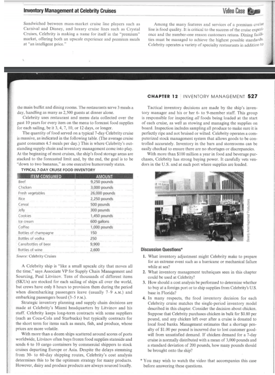 c. Question 3: Think about all the costs that