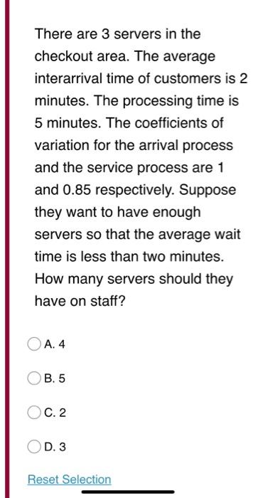 There are 3 servers in the checkout area. The