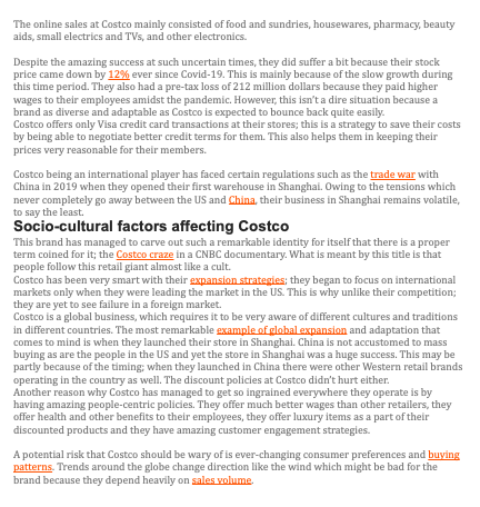 Create a basic and simple SWOT Analysis for