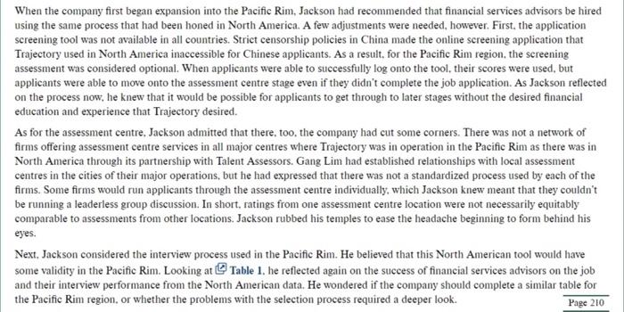 CASE STUDY Trajectory Investments Evaluating the