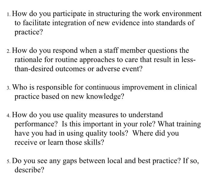 1. How do you participate in structuring the work