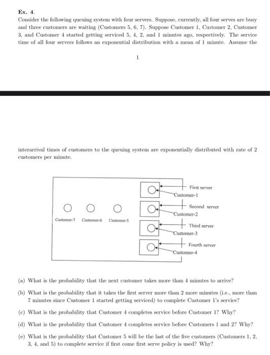 " operations research " Ex. 4 Consider the