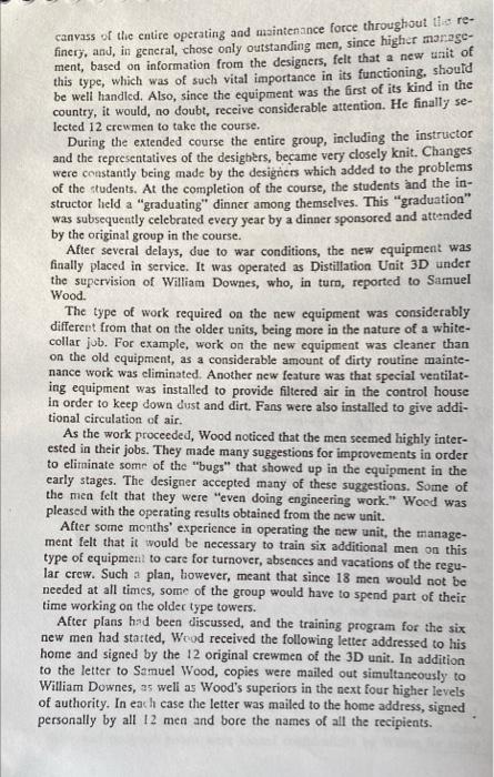 DEtermine and clearly define the major problems