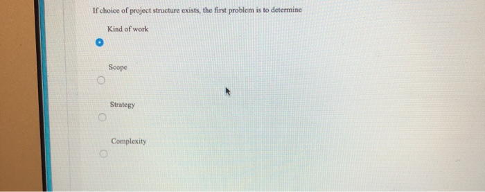 10 points Youpplied for project coordination in