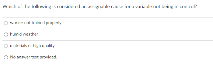 Which of the following is considered an