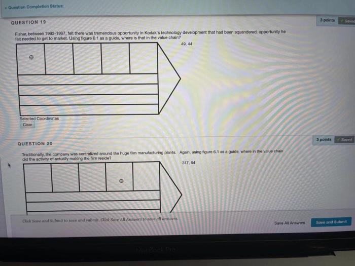 Question Completion Statue 3 point QUESTION 19