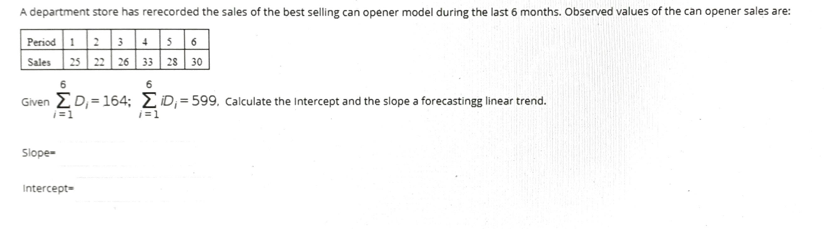 A department store has rerecorded the sales of