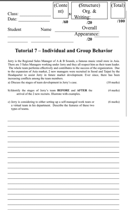 |(Conte nt) Class: Date: 160 /100 (Structure)