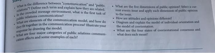 What is the difference between "communication"