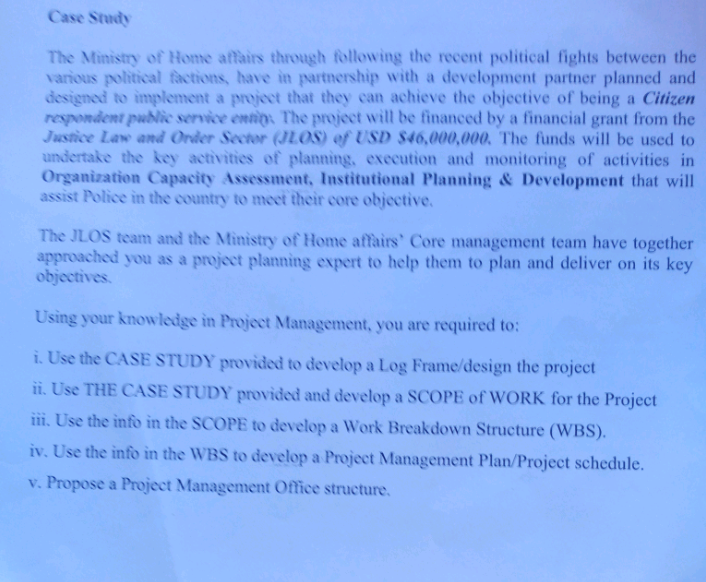 The Ministry of Home aftairs through following