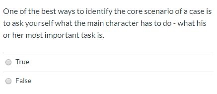 After you finish analyzing the case, it's time to