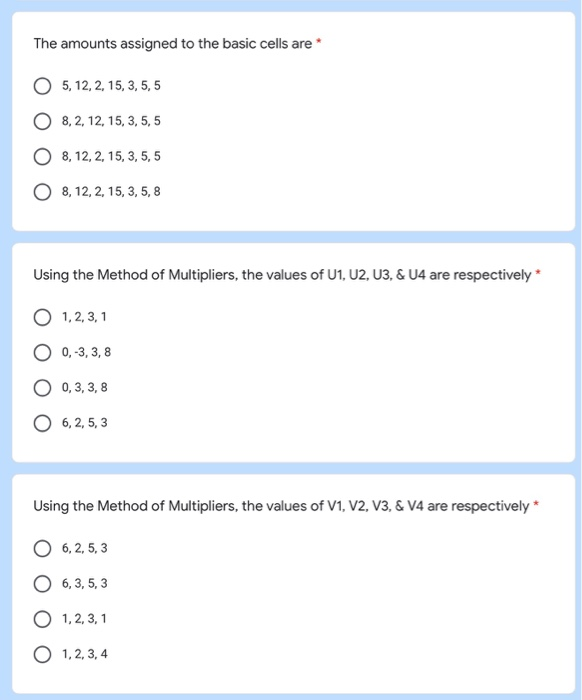 Transportation Problem: Algorithm Wooden Bakery
