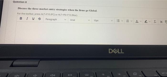 repky fast plzzz Question 8 Discuss the three