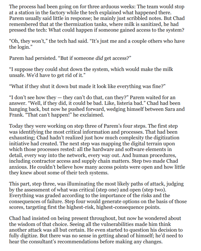 Question QUESTION: Explain the decision Chad (the