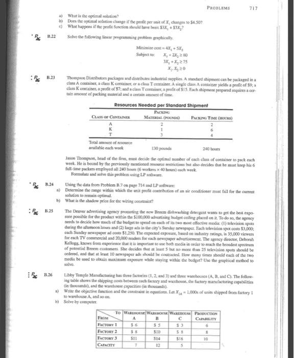 Assignment 3- LP A+ Start Assignment Due Monday