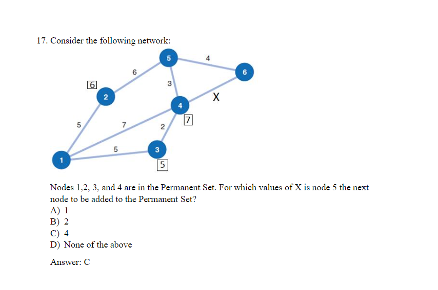 can you explain how you get the solution? 17.