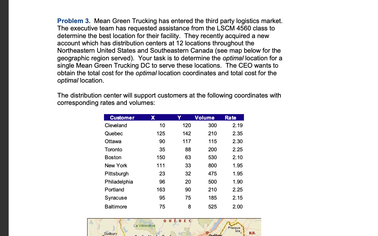 USING EXCEL SOLVER WITH STEPS PLEASE Problem 3.