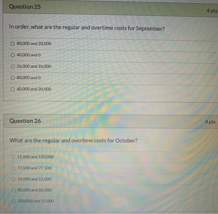 Given the information provided below, answer the