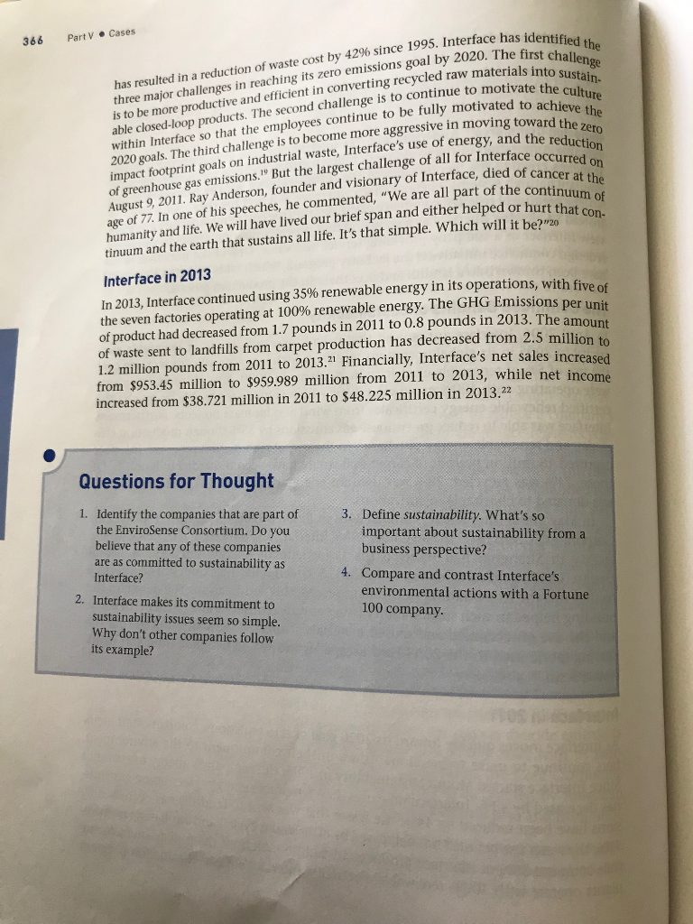 The Interface case study is located on page 361